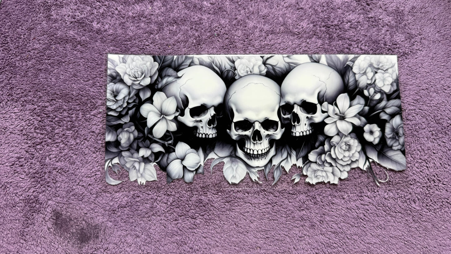 Flower skulls