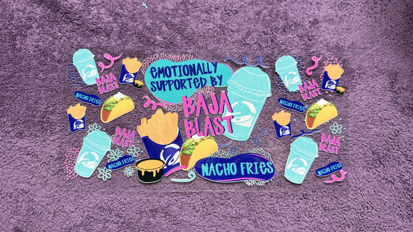 Emotionally supported by Baja blast and nacho fries