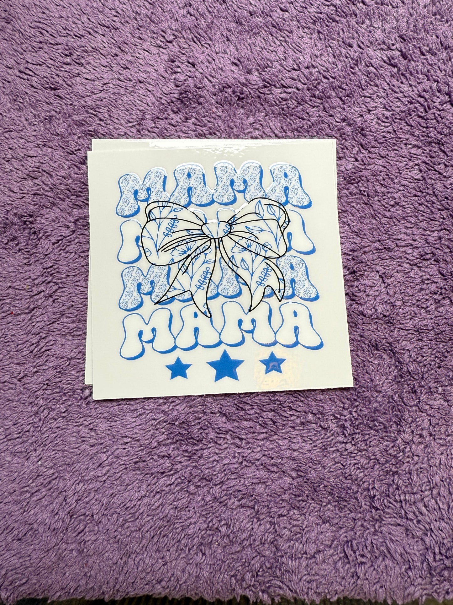 Blue mama bow