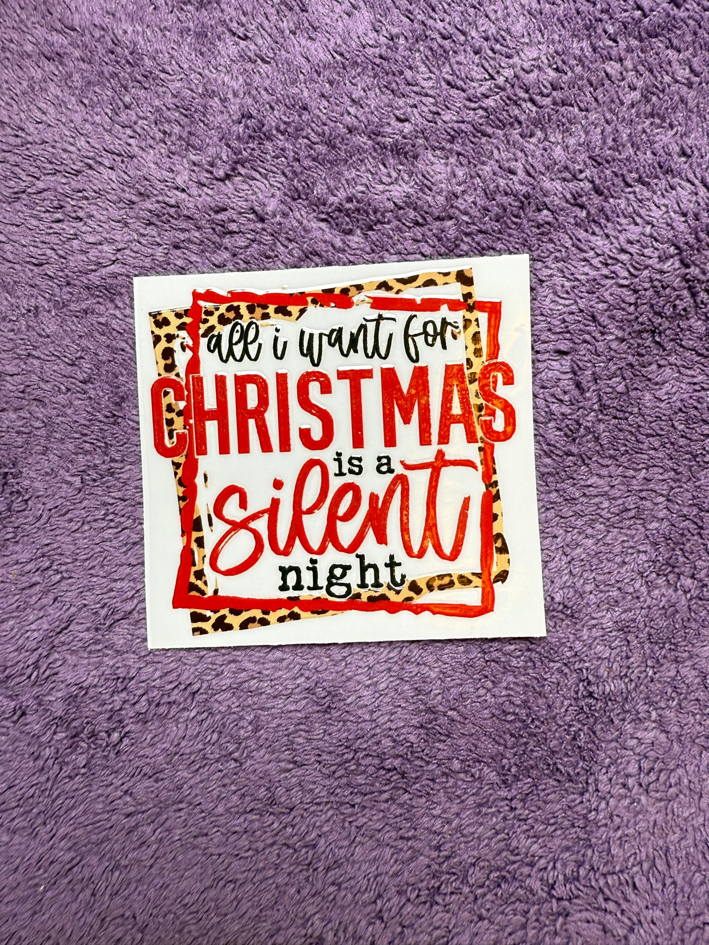 All I want for Christmas is a silent night