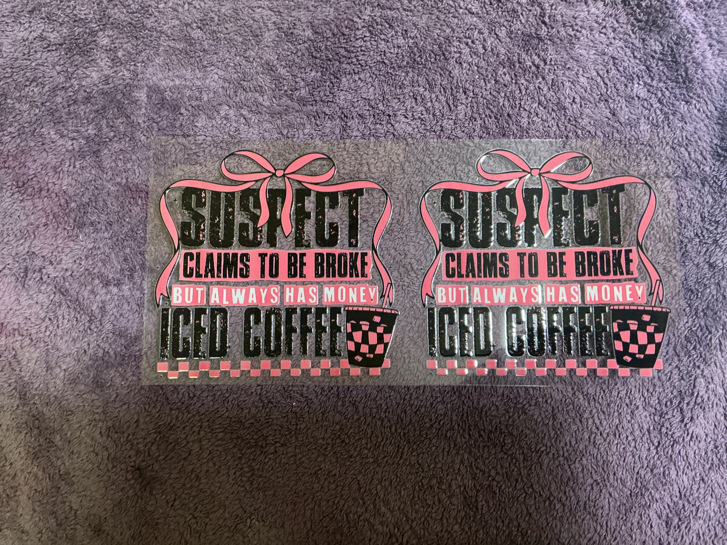 Suspect claims to be broke