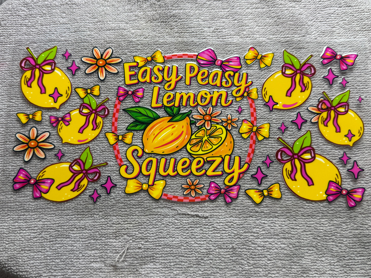 Easy peasy lemon squeezy