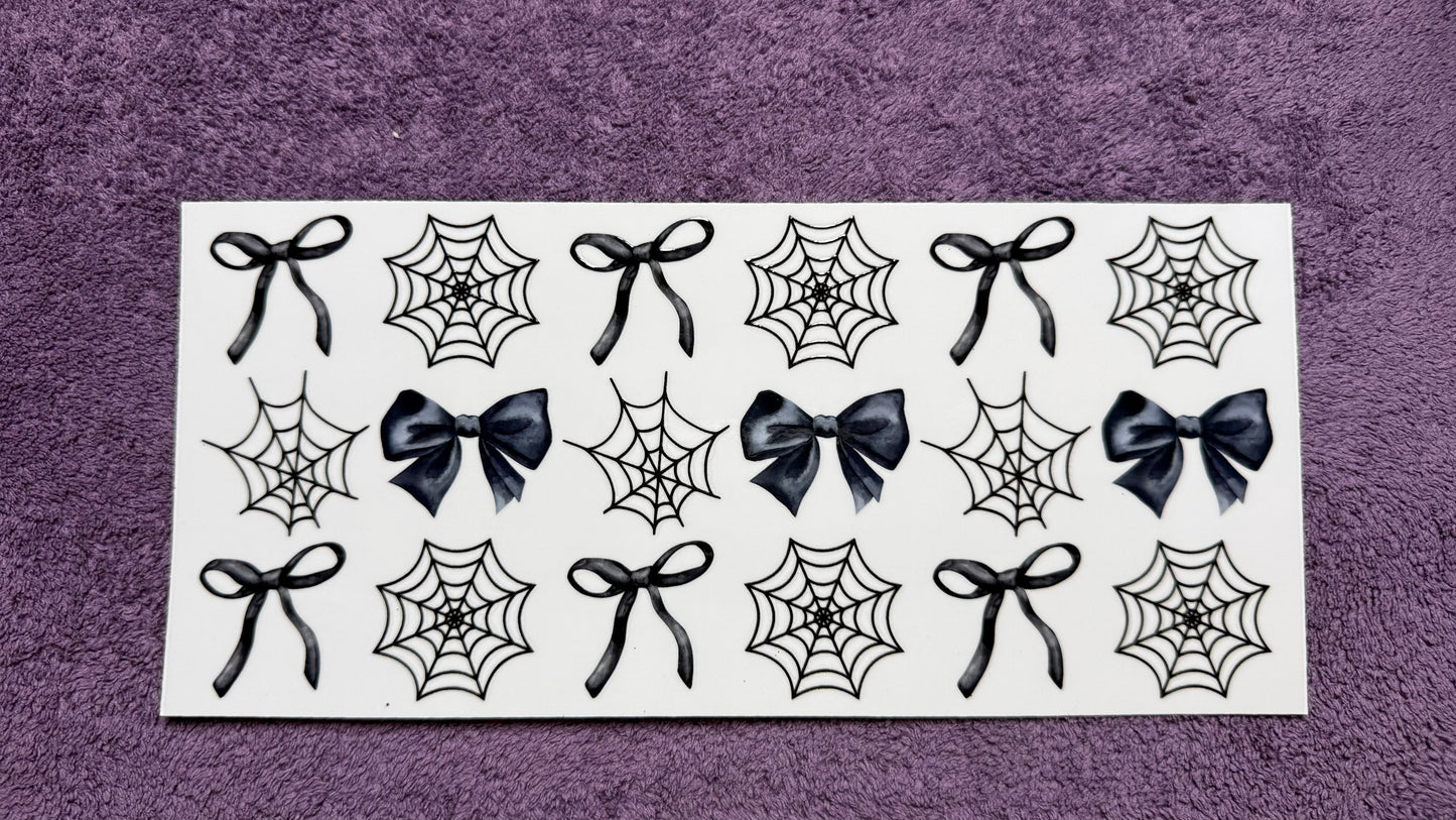 Halloween webs and bows