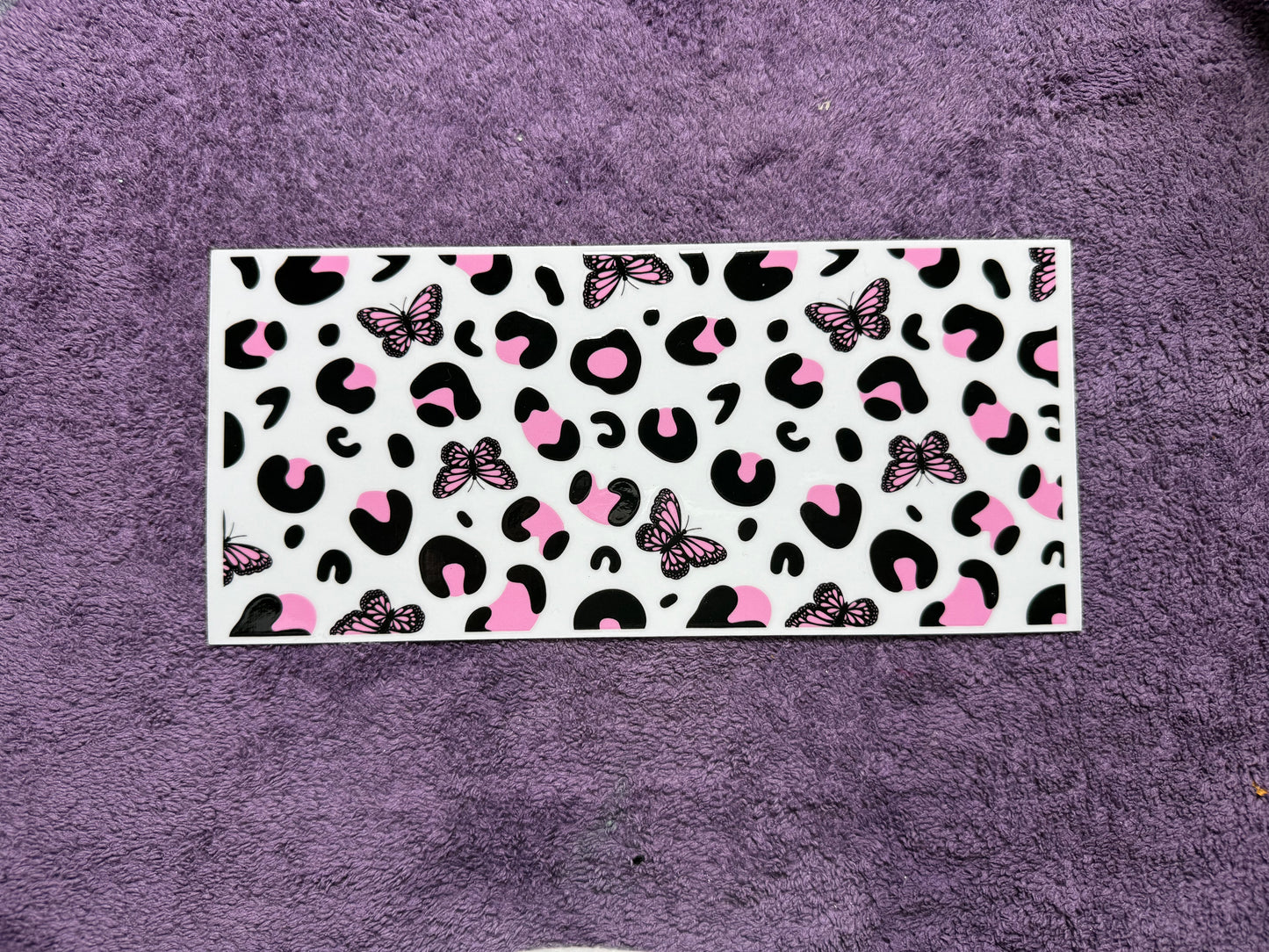 Pink cheetah butterflies