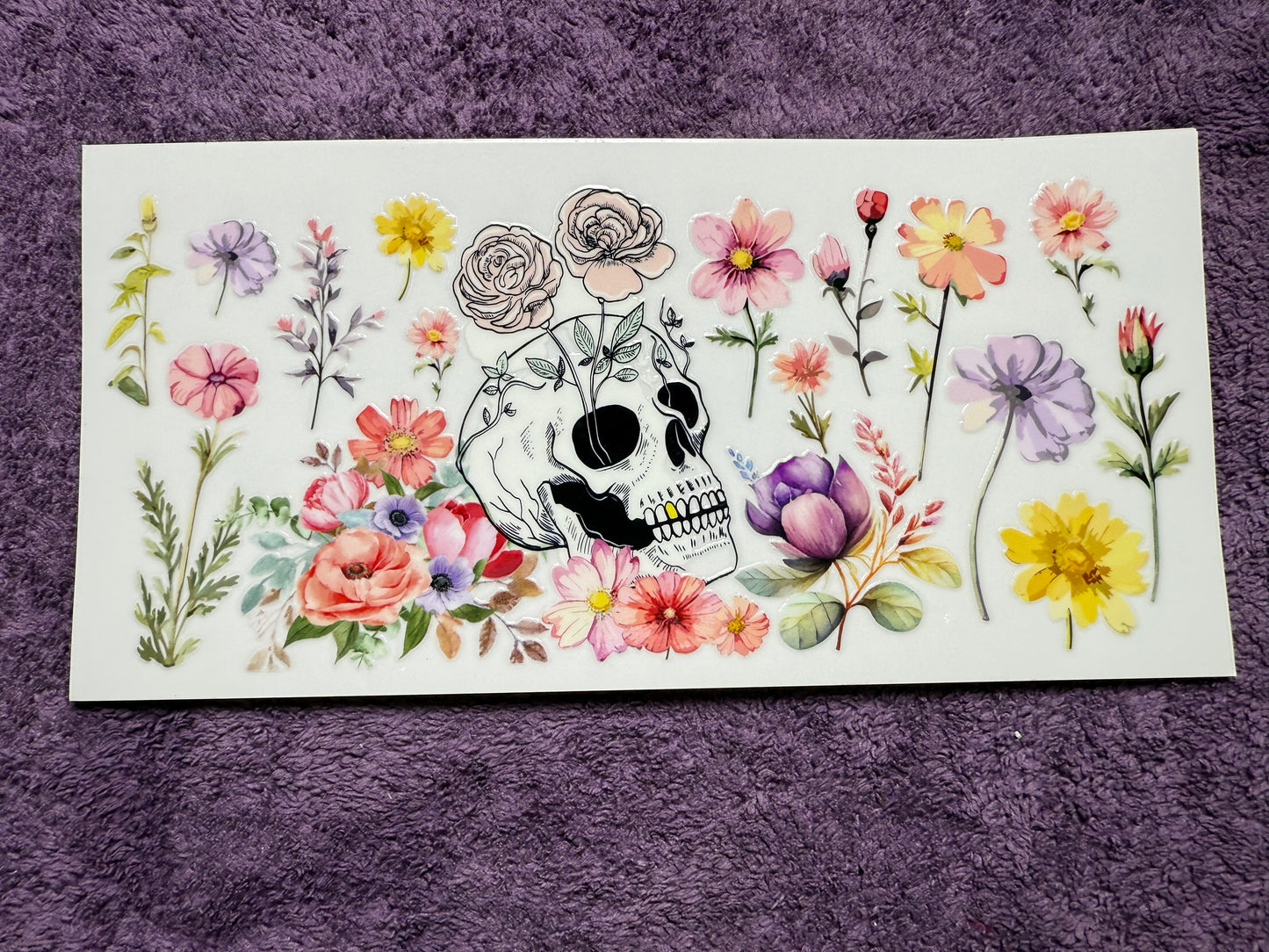 Skull flower garden