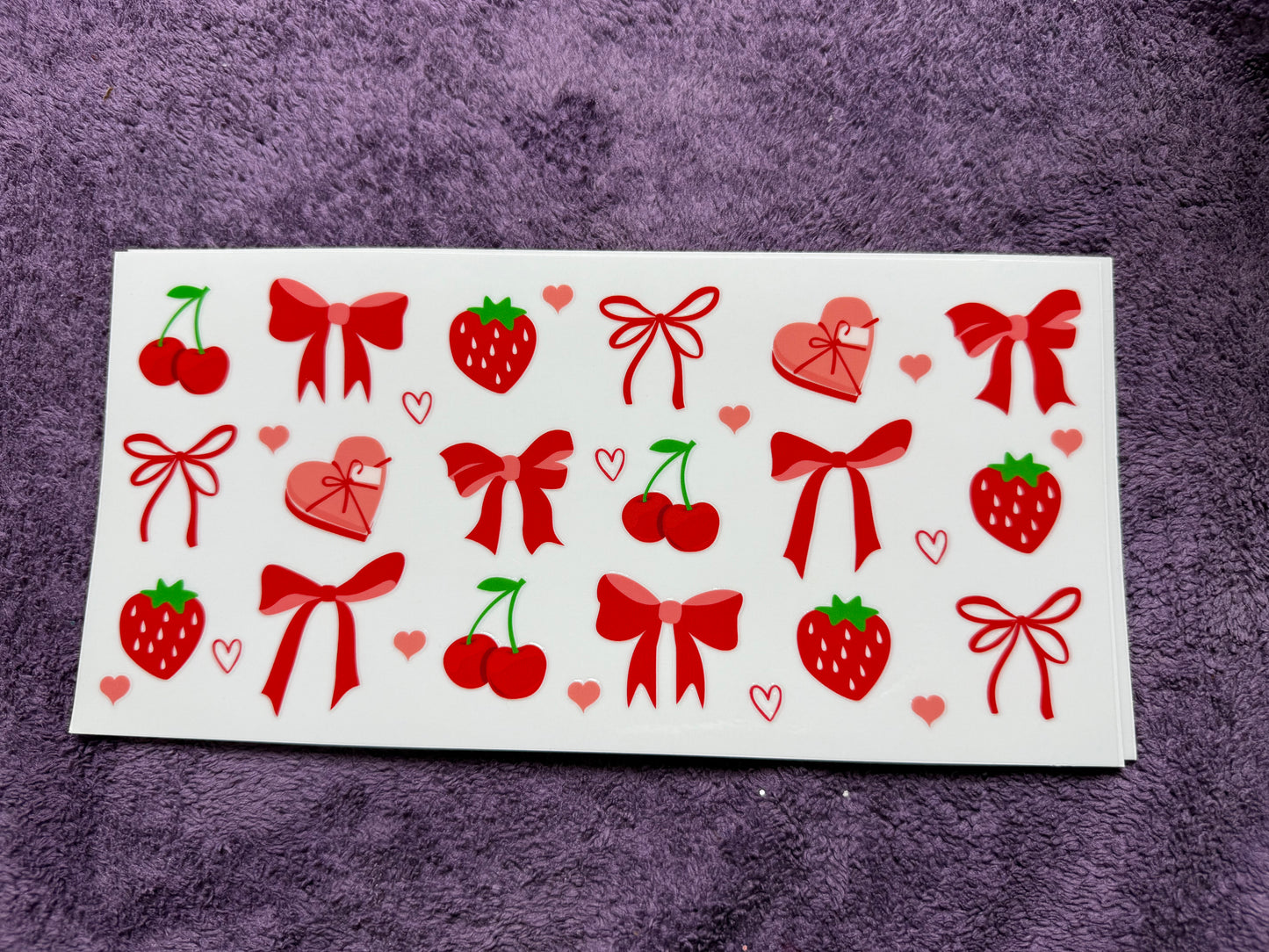 Strawberries and bows