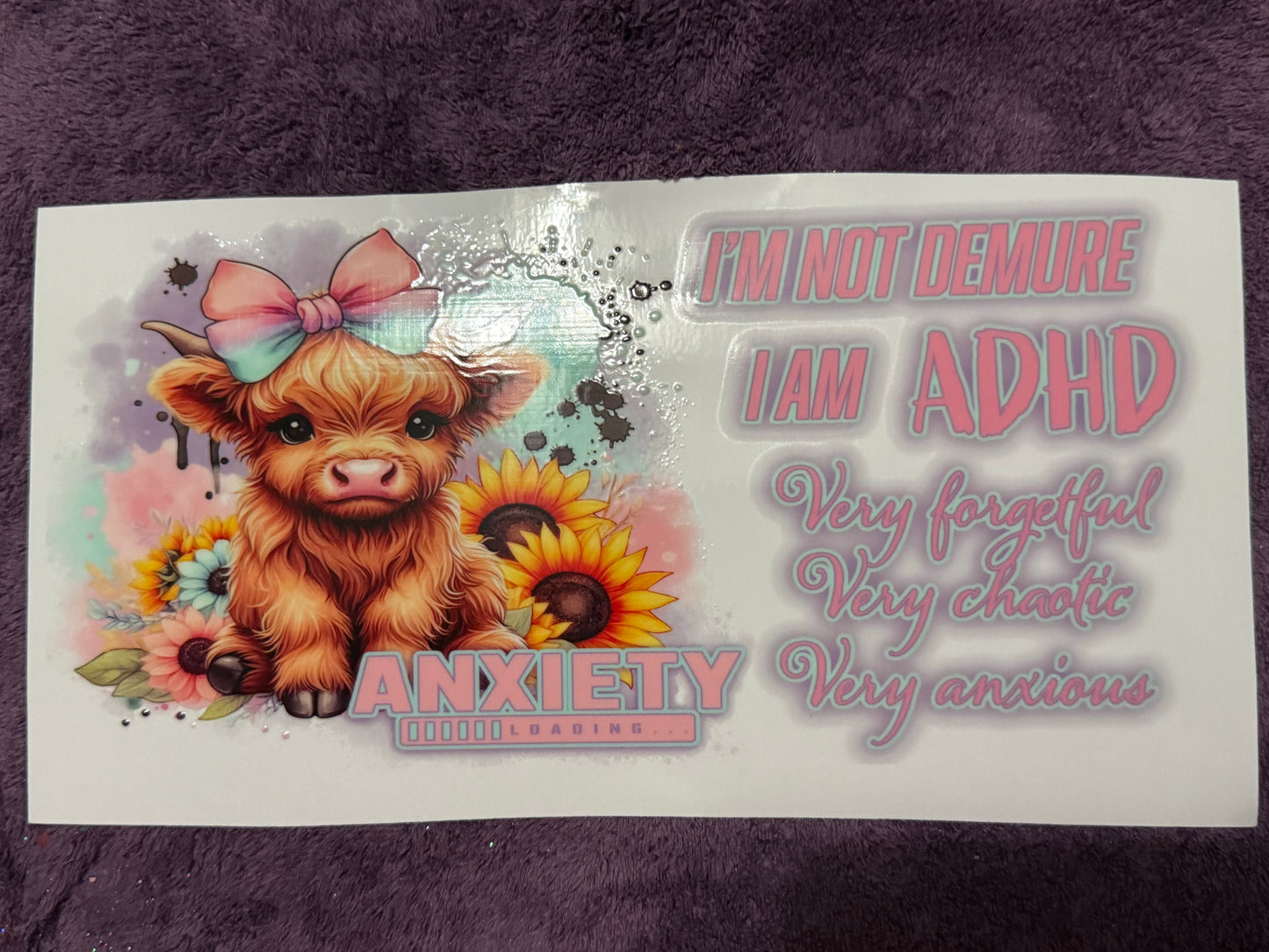 Highland cow - ADHD and Anxiety