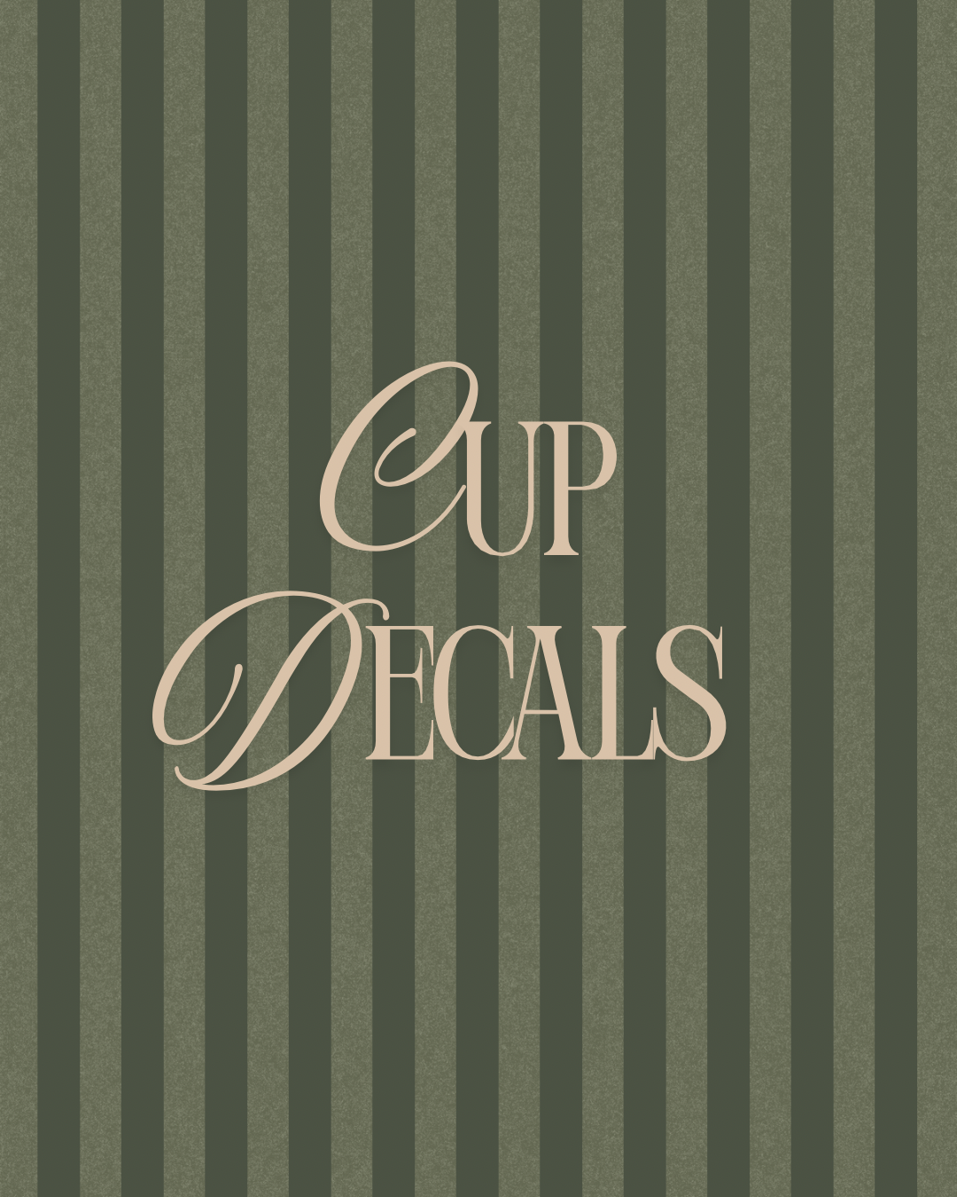 Cup decals