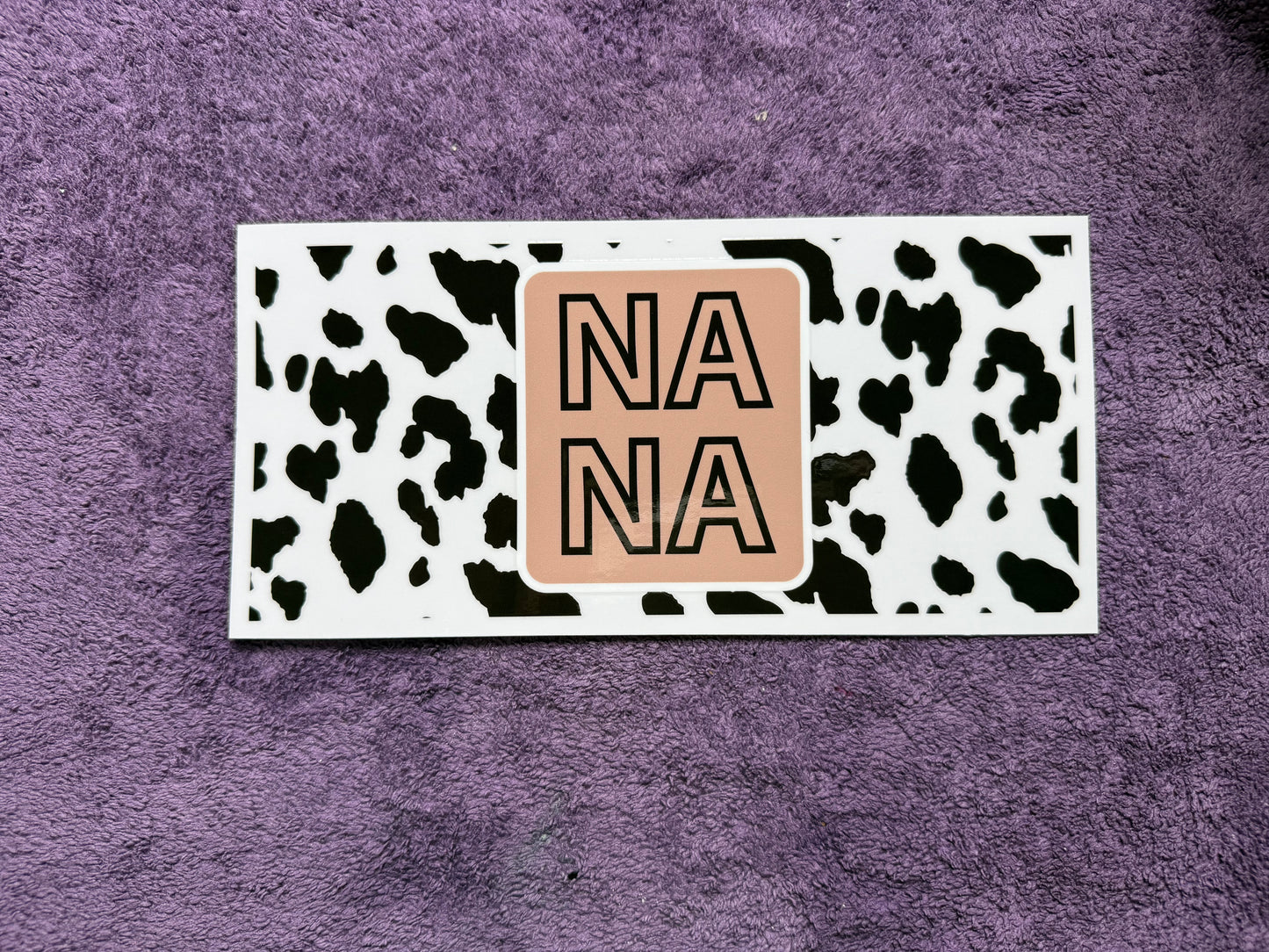 Nana cow print