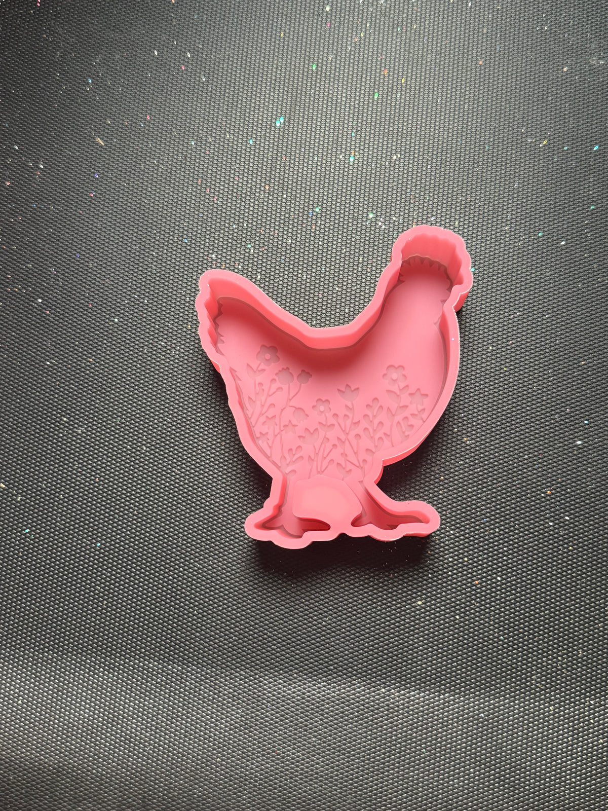 Floral chicken - freshie