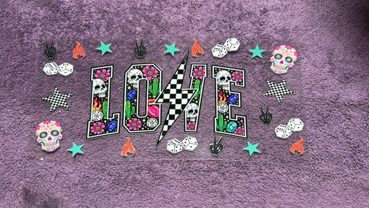 Love sugar skull