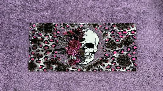 Cheetah flower skull