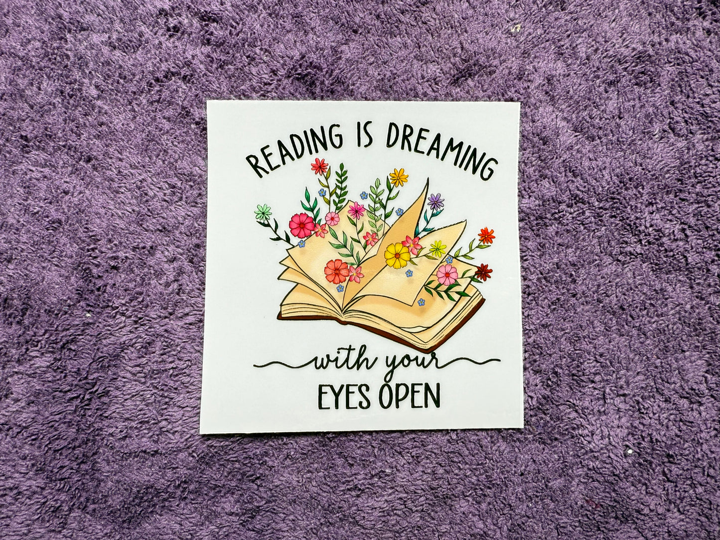 Reading is dreaming with your eyes open