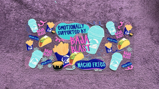 Emotionally supported by Baja blast and nacho fries