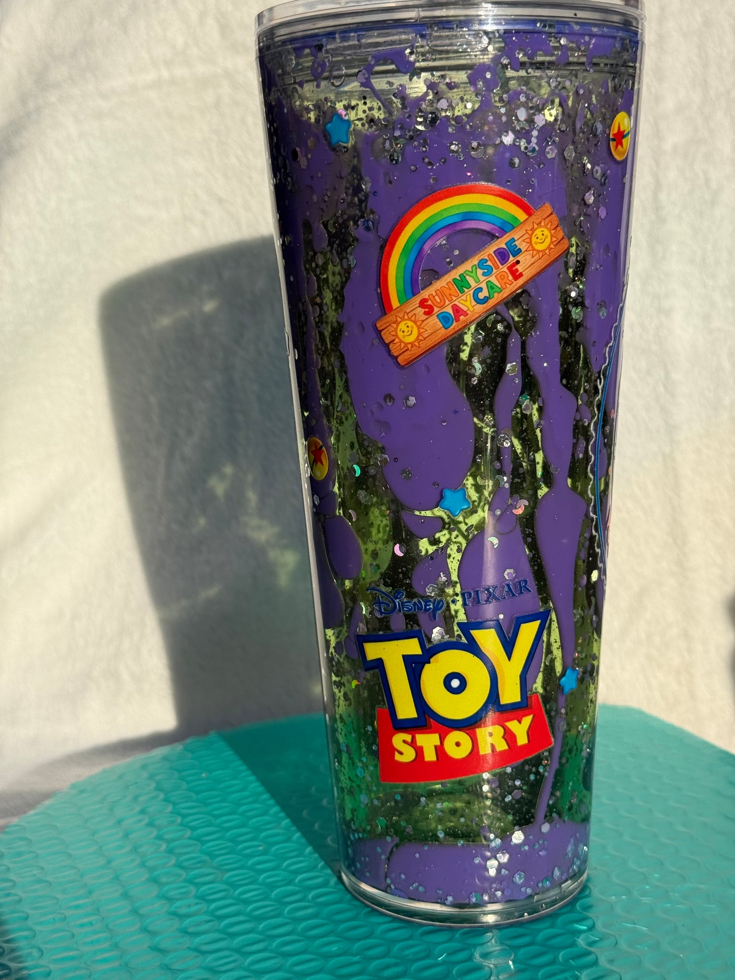 READY TO SHIP - 24oz acrylic snowglobe cup - You’ve got a friend in me - dual lava
