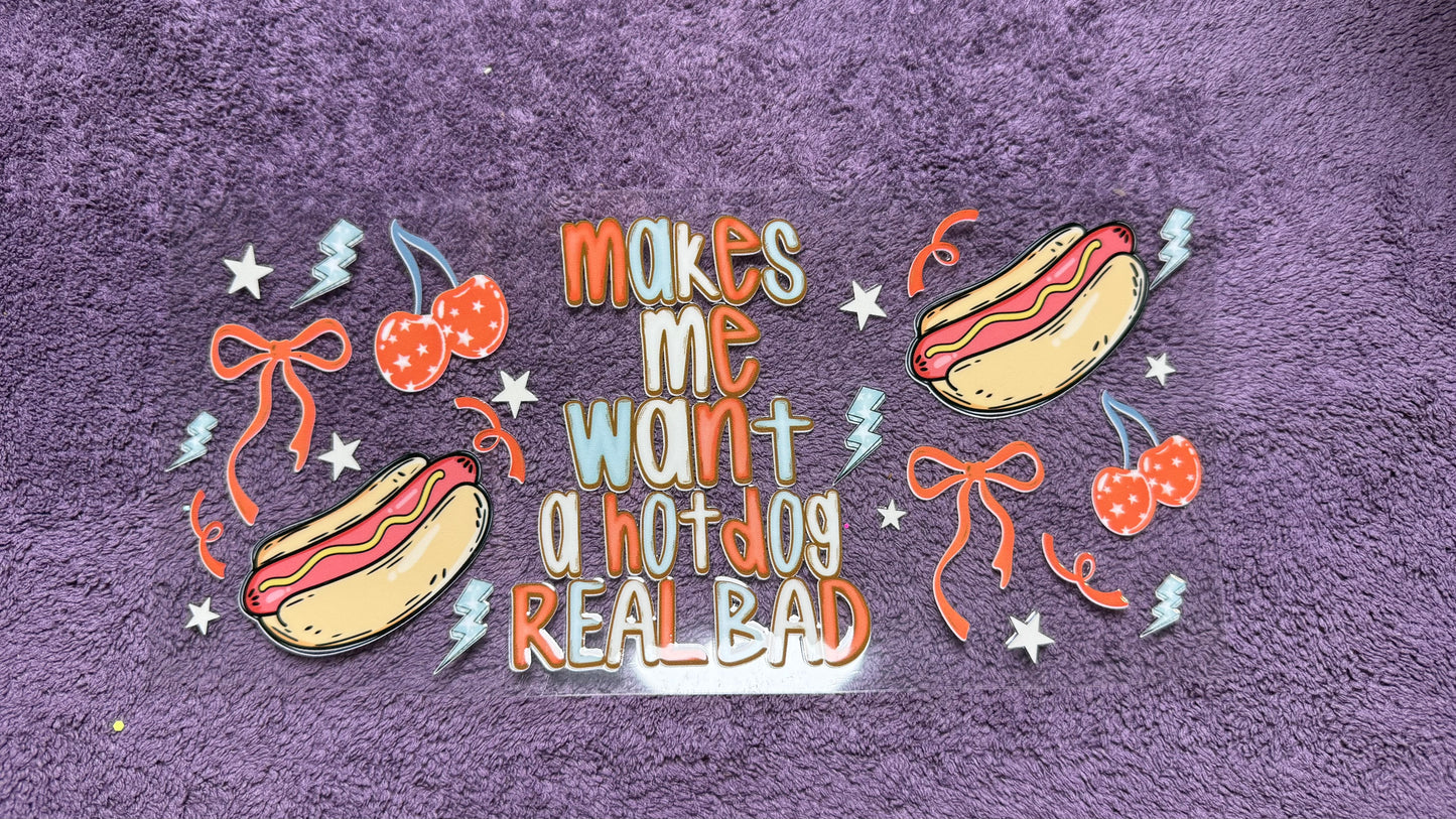 Makes me want a hot dog real bad