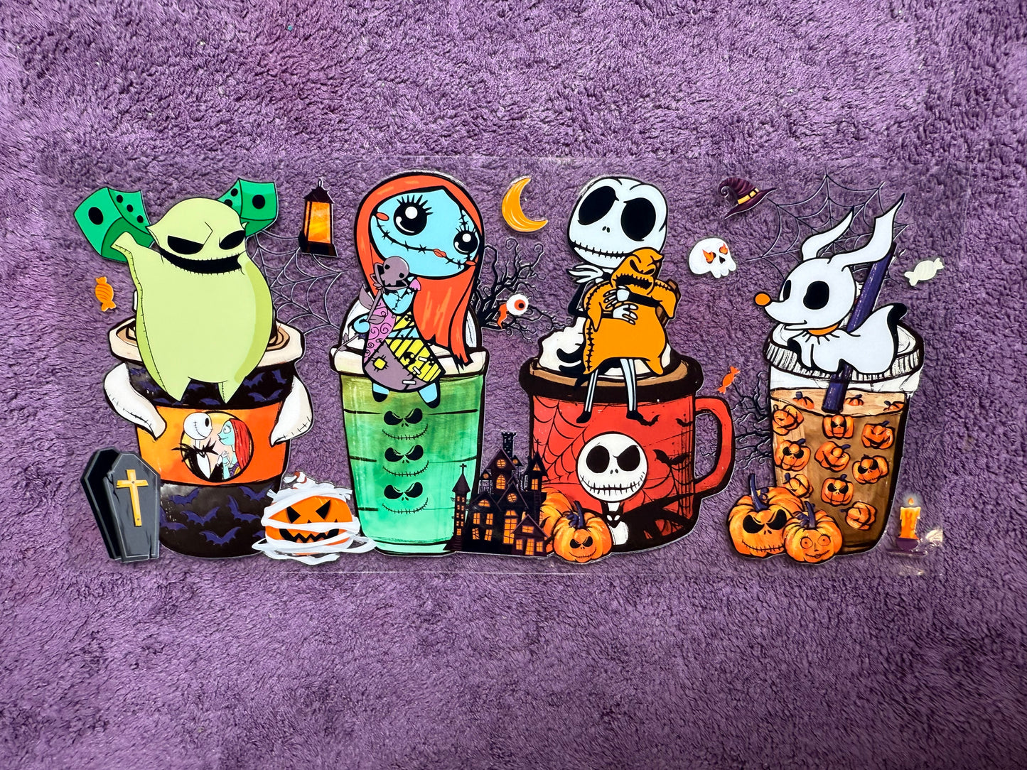Nightmare before Christmas cups
