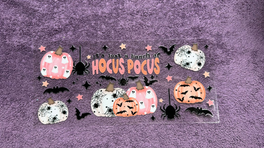 Halloween: hocus pocus: pumpkins, spiders, bats