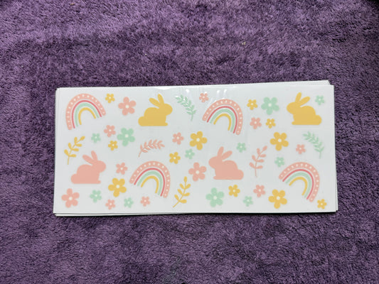 Easter rainbows and bunnies