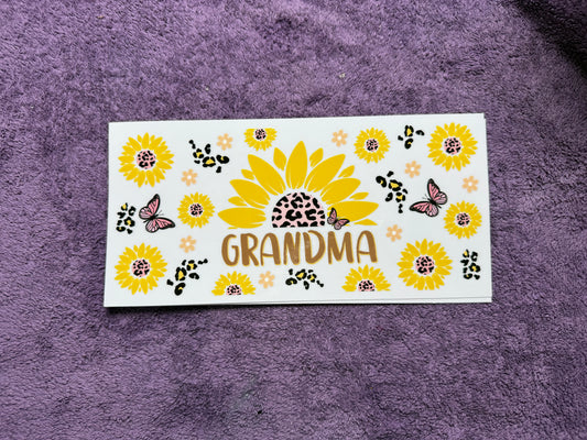 Grandma sunflowers