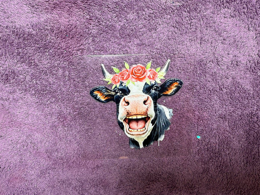 Flower crown Happy cow