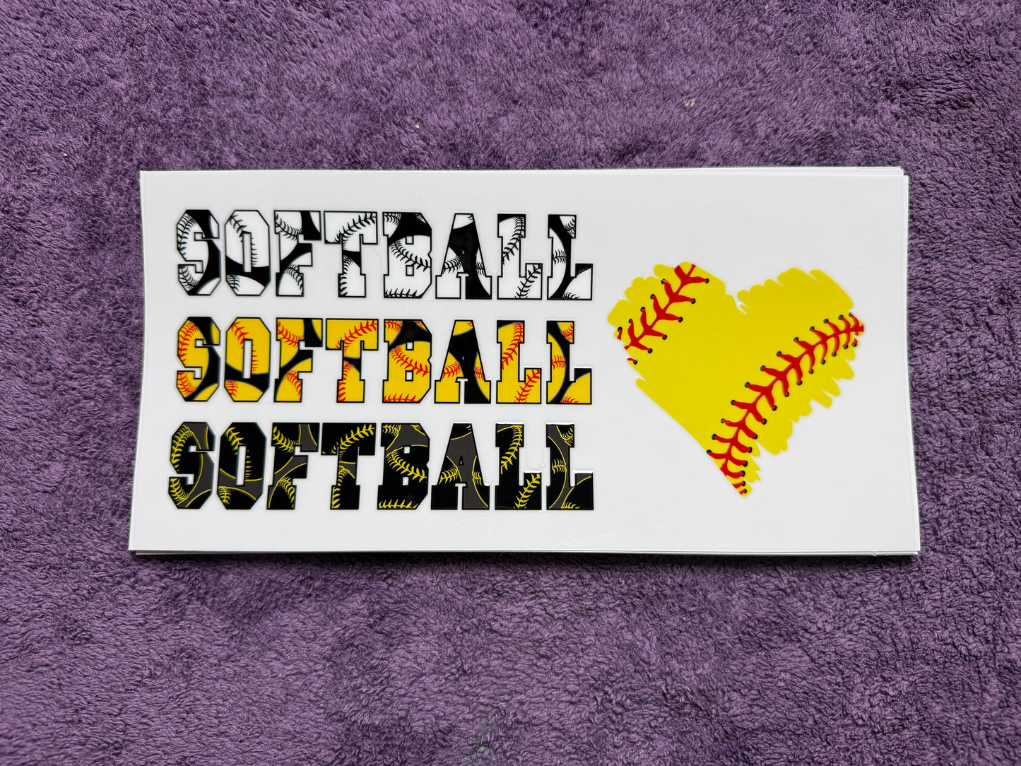 Softball heart