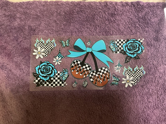 Cherry bow and roses