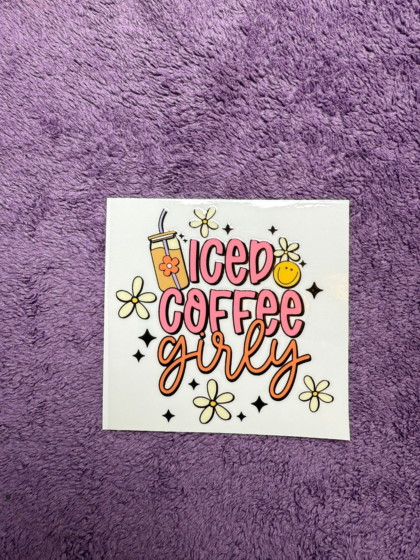 Iced coffee girly