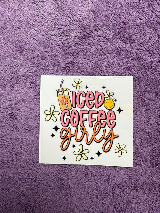 Iced coffee girly