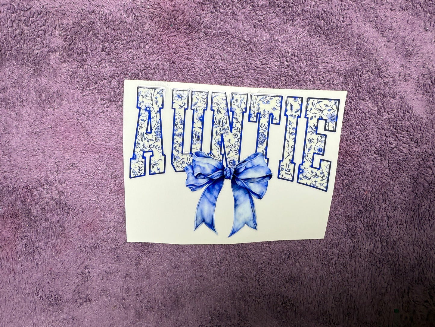Blue auntie