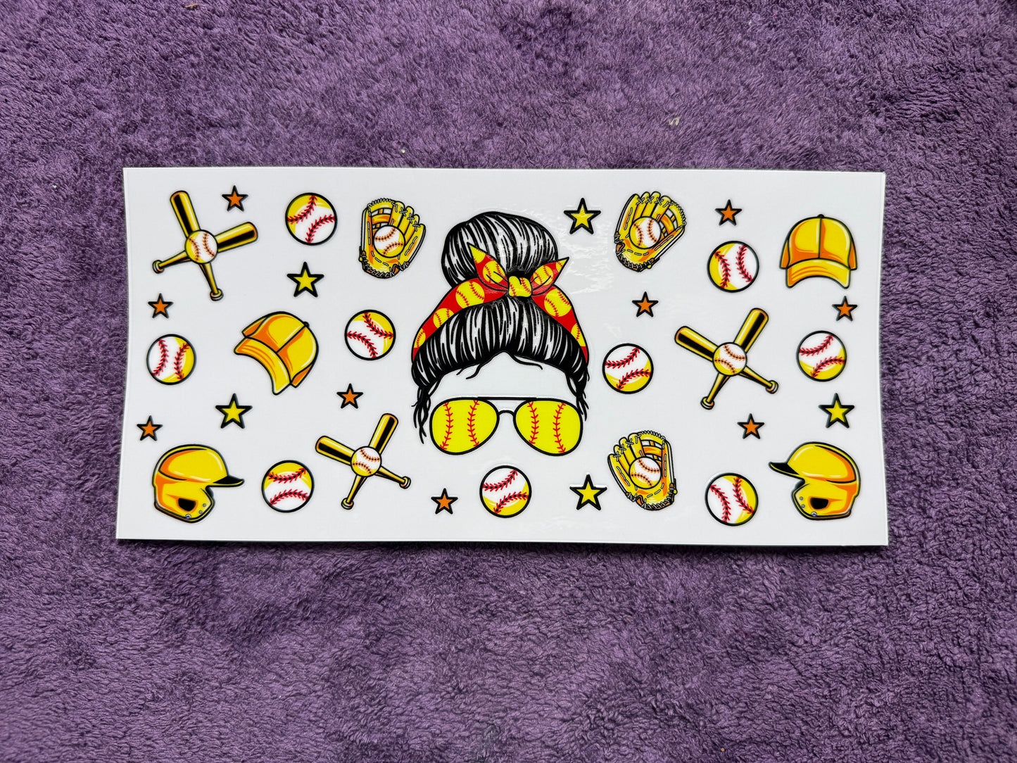 Softball bun