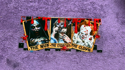 Halloween: nun, exorcist, clown