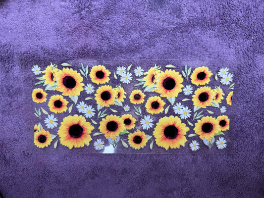 Sunflowers and daisies