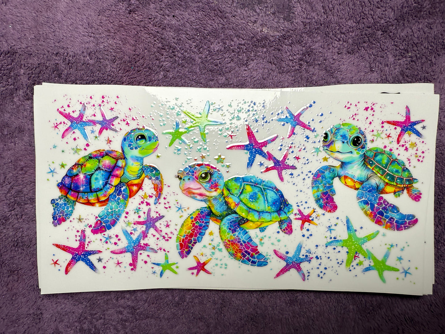 Rainbow turtles