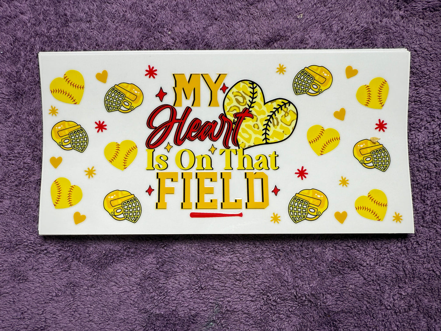 My heart is on that field