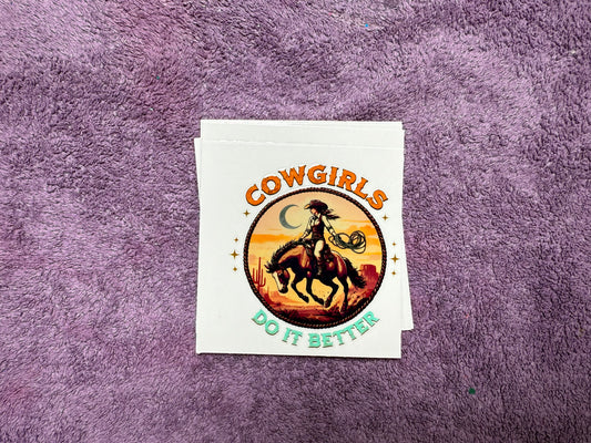 Cowgirls do it better