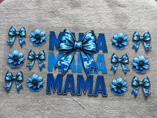Mama blue bows