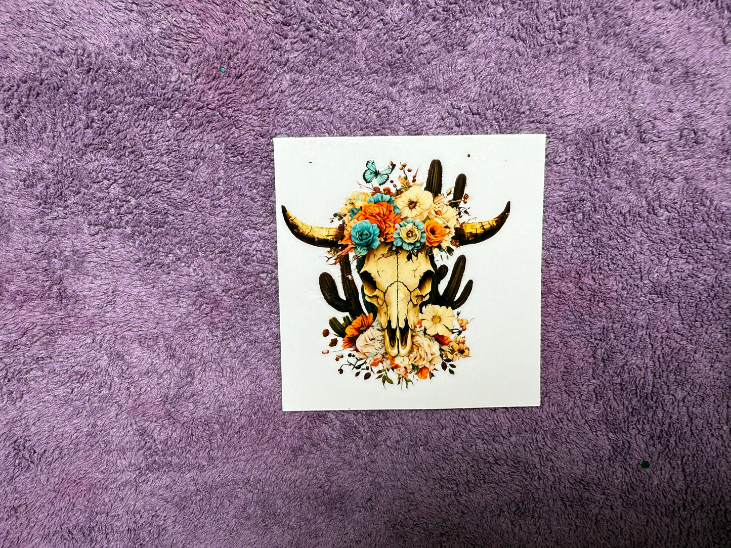 Flower skull