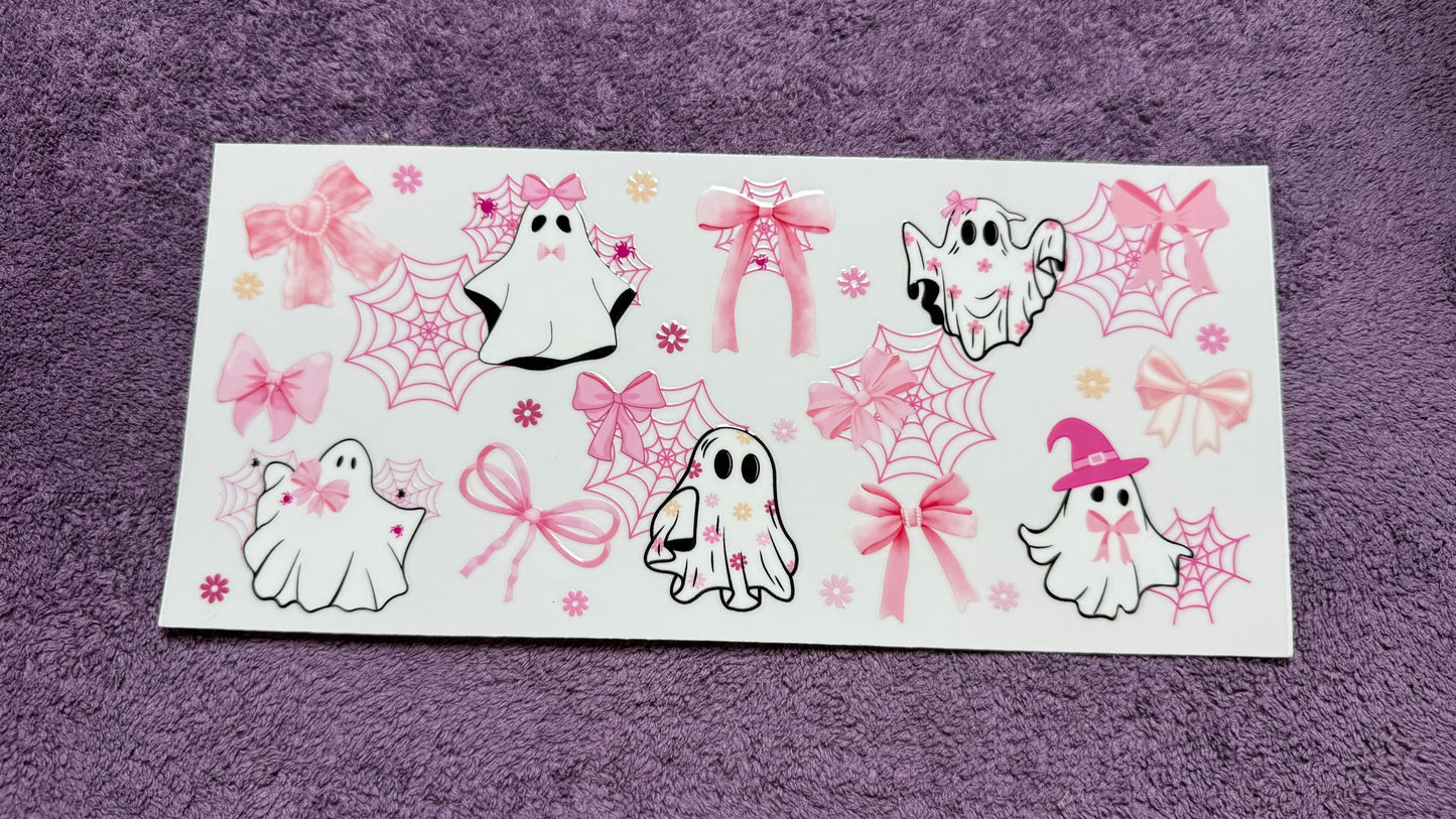 Halloween cutesy ghosts and webs