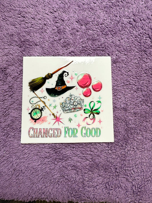 Changed for good