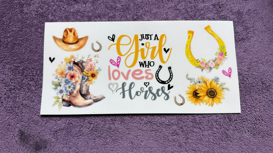 Just a girl who loves horses