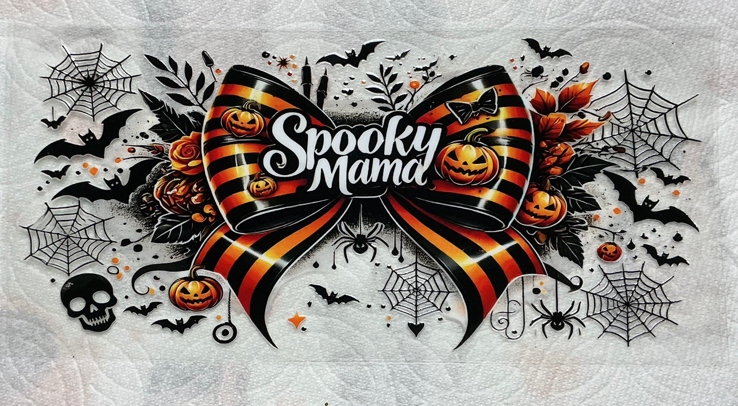 Spooky mama bow