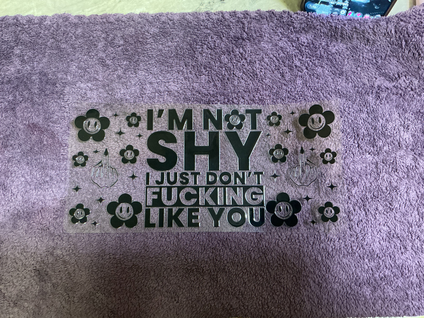 I’m not shy, I just don’t fucking like you