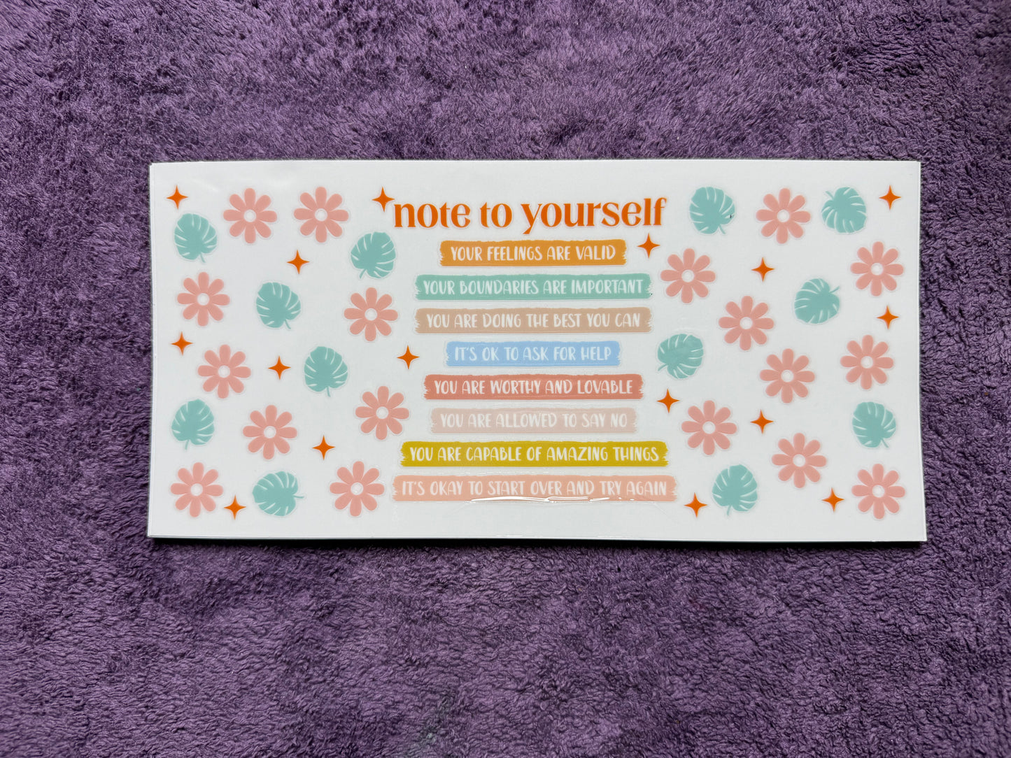 Note to yourself