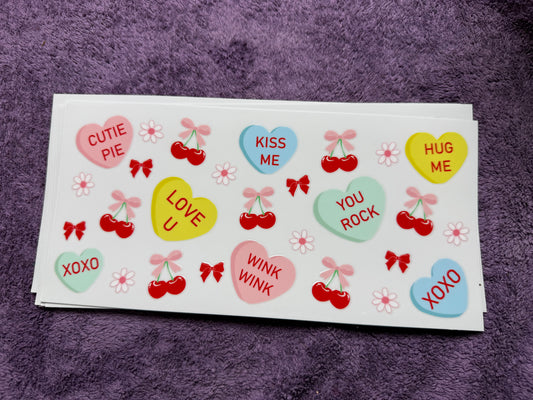 Candy, cherries and bows