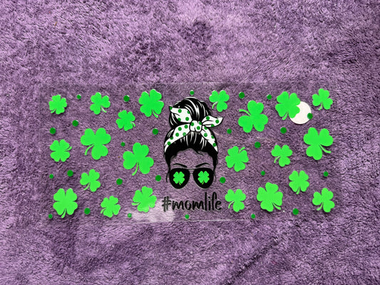Mom life, shamrocks