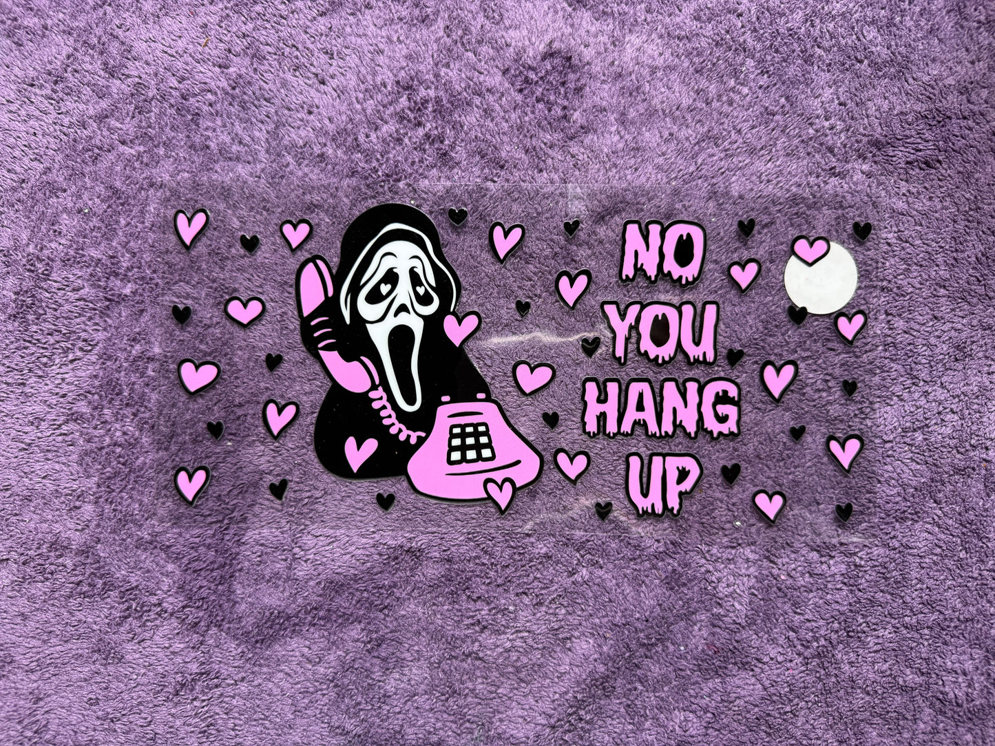 No you hang up, ghosty bae