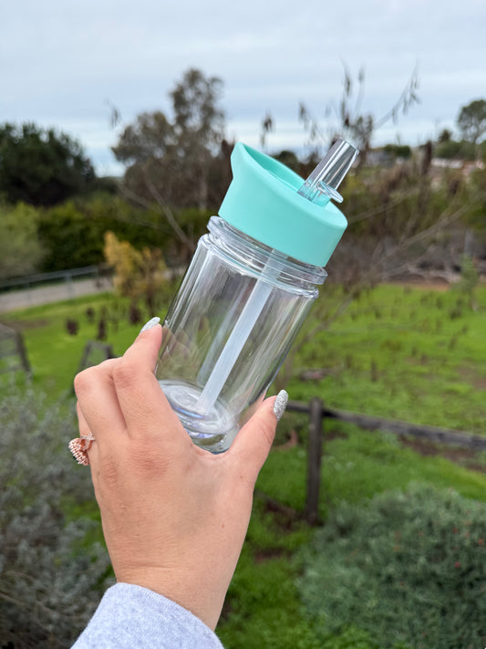 Mint 10 oz kids acrylic snow globe tumbler