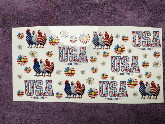 Fourth of July chickens