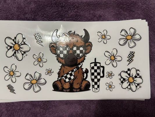 Highland cow - tumbler